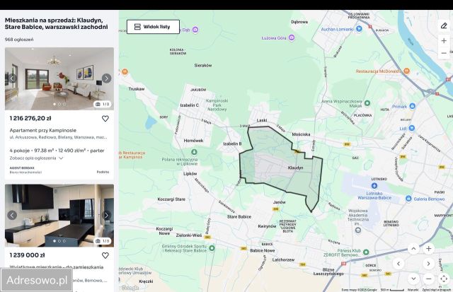 Działka rolna Klaudyn. Zdjęcie 1