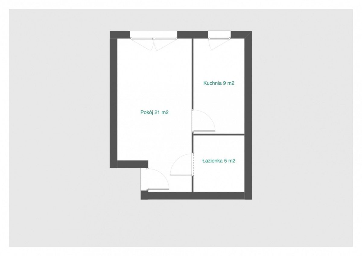 Mieszkanie 1-pokojowe Poznań Winogrady, ul. Księcia Mieszka I. Zdjęcie 8