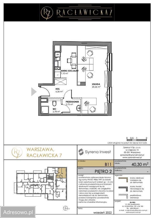 Mieszkanie 2-pokojowe Warszawa Wierzbno, ul. Racławicka. Zdjęcie 3