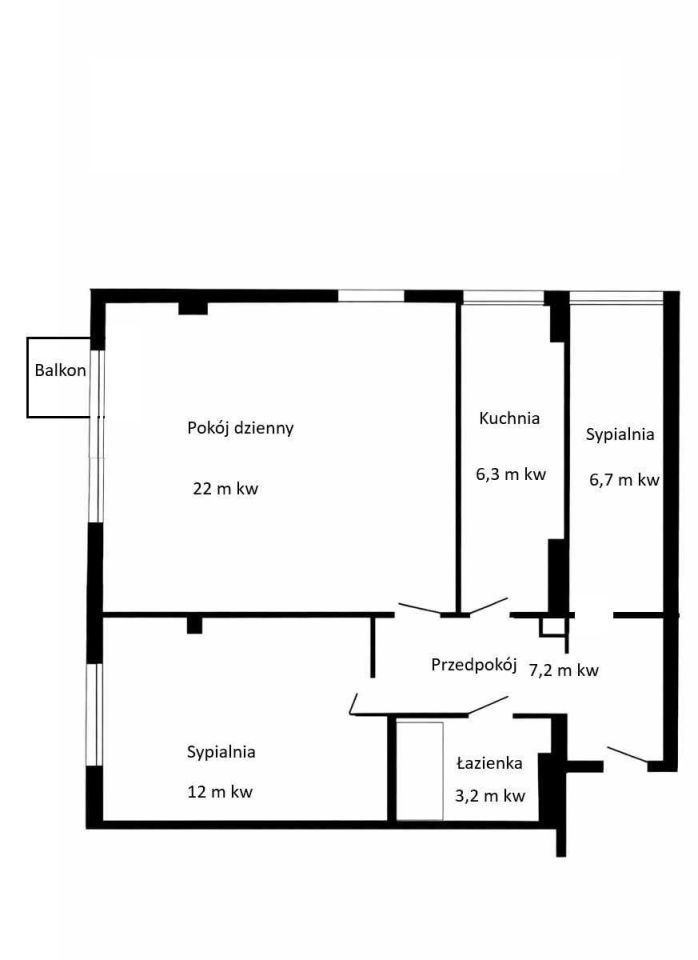Mieszkanie 3-pokojowe Warszawa Śródmieście, ul. Chmielna. Zdjęcie 8