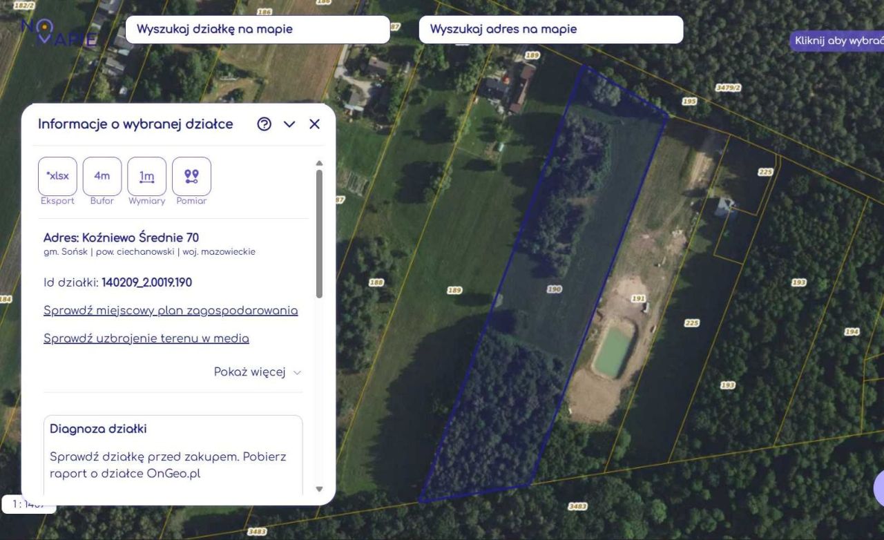 Działka rolno-budowlana Koźniewo Średnie. Zdjęcie 8