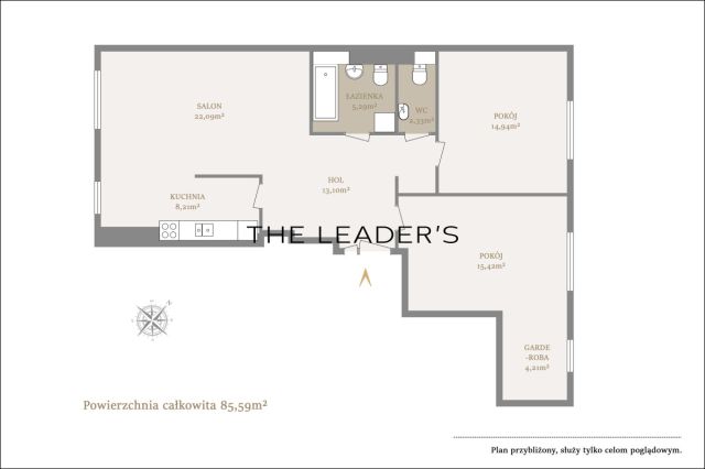 Mieszkanie 3-pokojowe Warszawa Śródmieście, al. Wilanowska. Zdjęcie 16