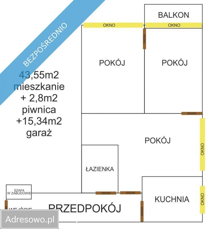 Mieszkanie 3-pokojowe Świętochłowice Lipiny, ul. Emanuela Imieli. Zdjęcie 14