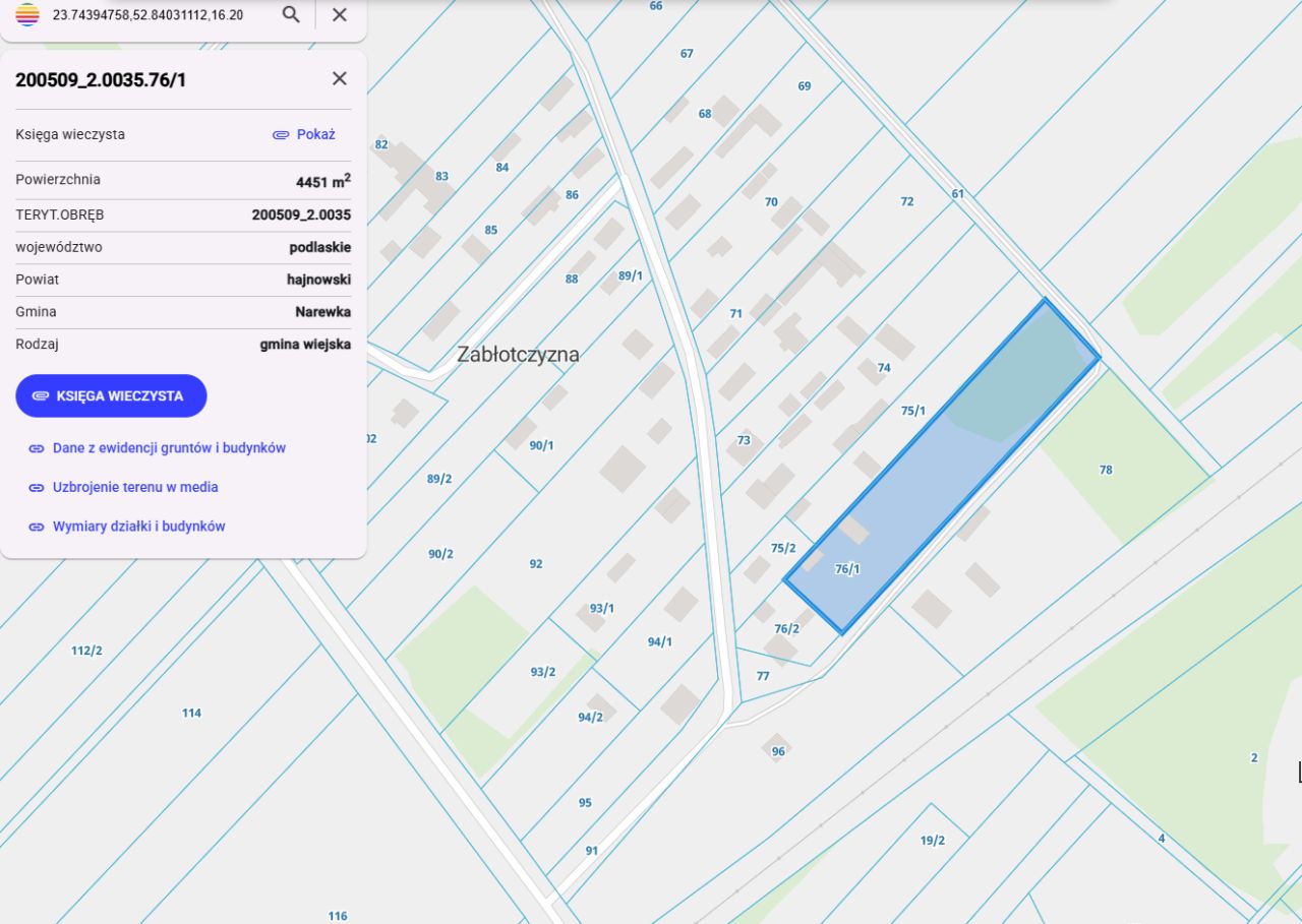Działka budowlana Zabłotczyzna. Zdjęcie 7