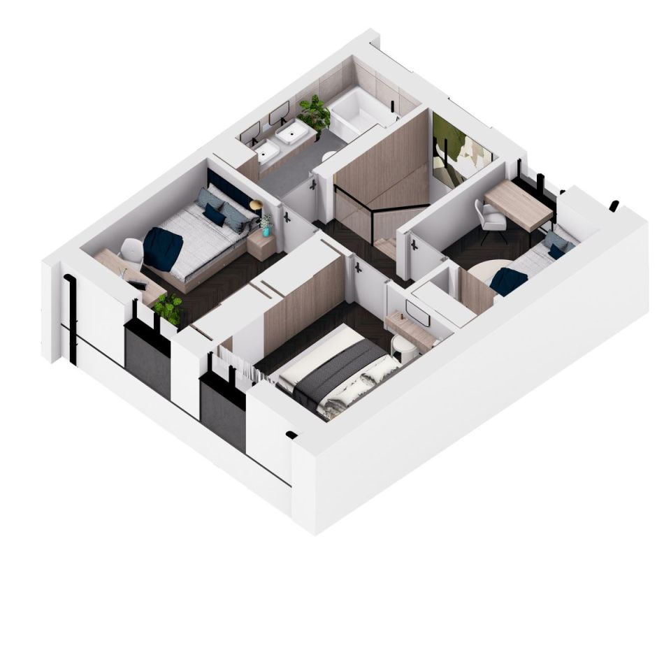 dom szeregowy, 4 pokoje Nowe Mostki. Zdjęcie 5