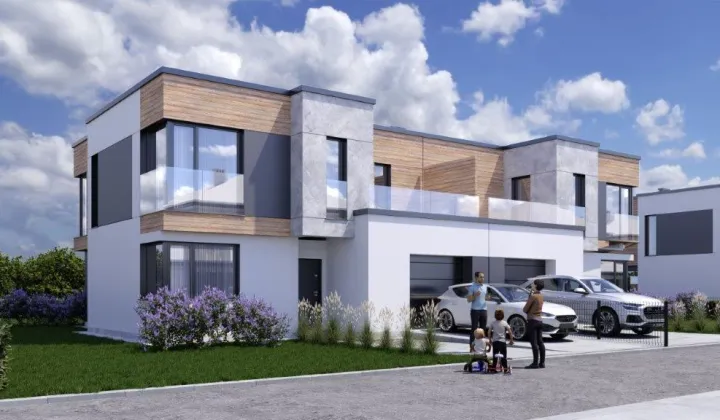 bliźniak, 5 pokoi Łazy