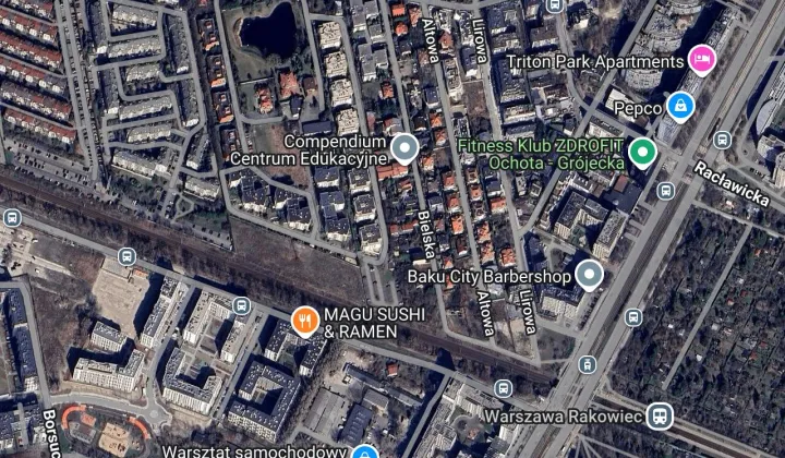 Działka budowlana Warszawa Ochota, ul. Bielska