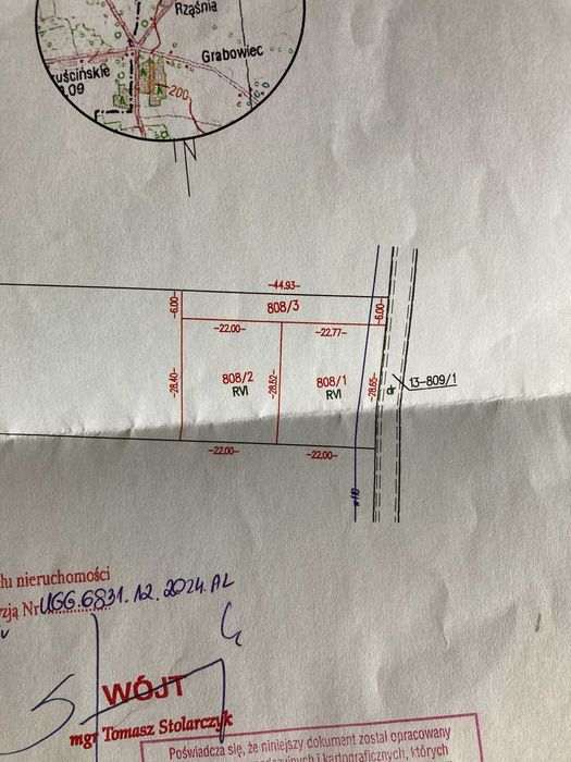 Działka rolno-budowlana Rząśnia, ul. Jesienna. Zdjęcie 2