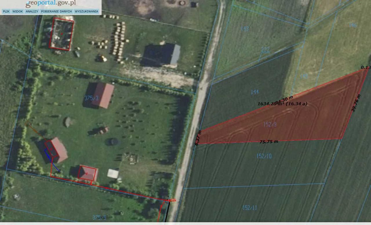 Działka budowlana Zwódne. Zdjęcie 5