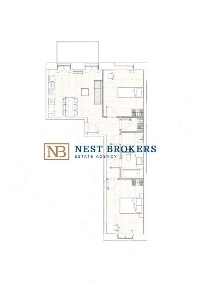 Mieszkanie 3-pokojowe Kraków Śródmieście, ul. Mogilska. Zdjęcie 1