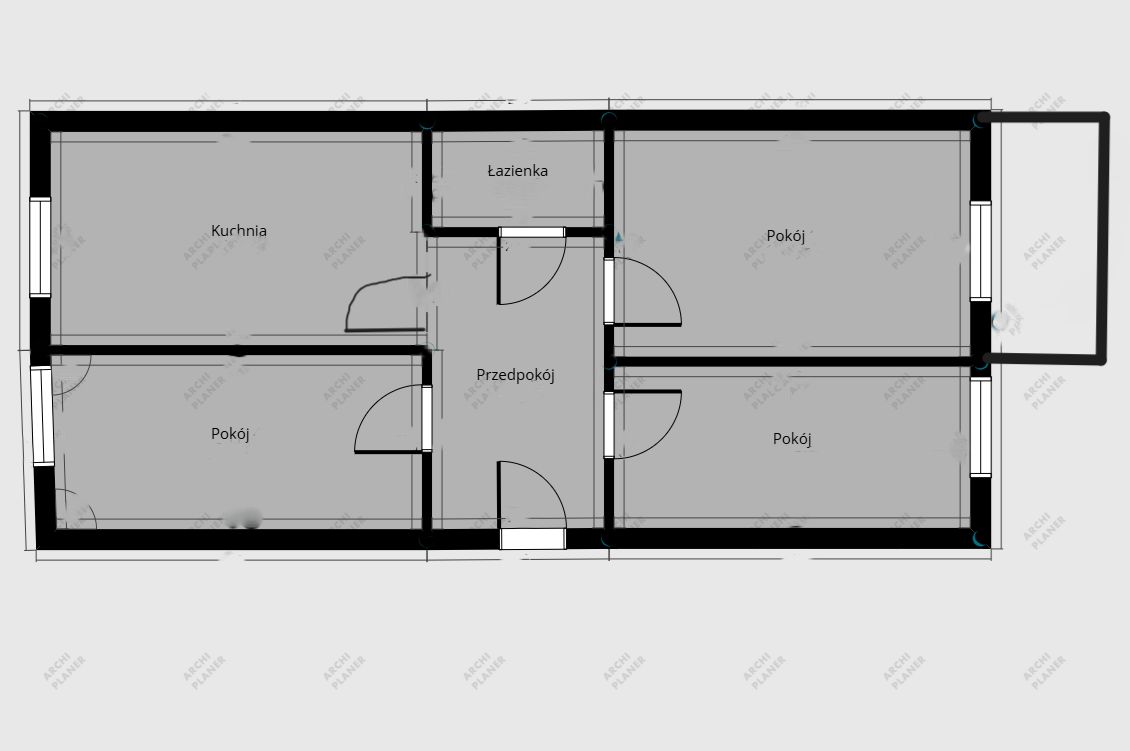 Mieszkanie 3-pokojowe Płock Skarpa, ul. Na Skarpie. Zdjęcie 8