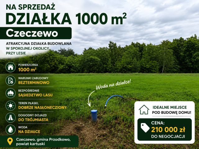 Działka budowlana Czeczewo, ul. Polna. Zdjęcie 1