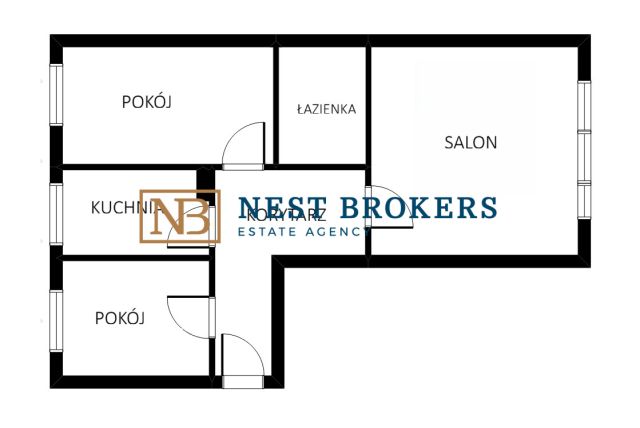 Mieszkanie 3-pokojowe Kraków Nowa Huta, os. Józefa Strusia. Zdjęcie 12