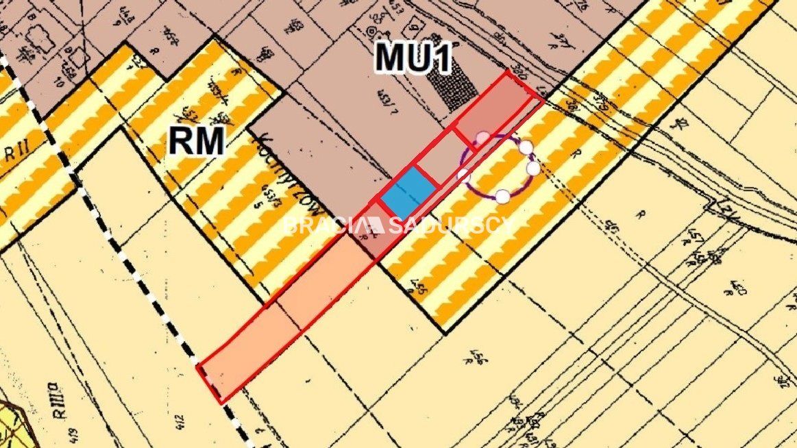 Działka inwestycyjna Kocmyrzów, ul. Wąwozowa. Zdjęcie 5