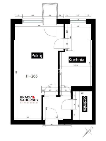 Mieszkanie 1-pokojowe Kraków Prądnik Czerwony, ul. Pawła Włodkowica. Zdjęcie 24