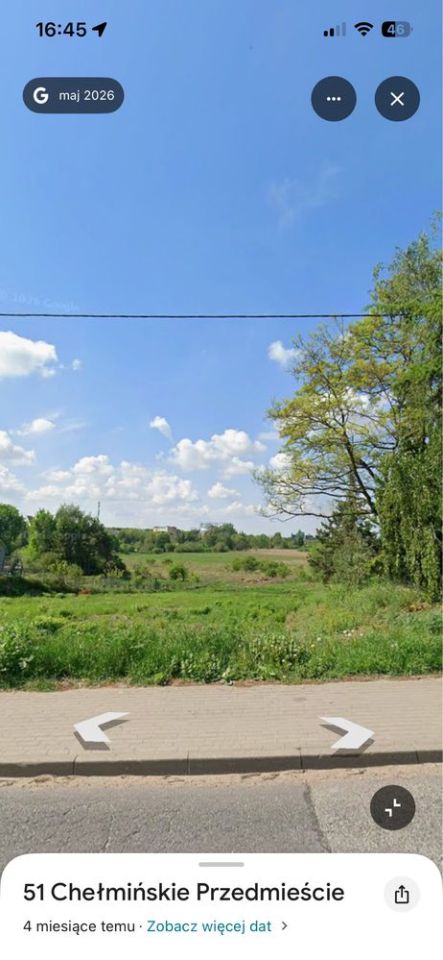 Działka budowlana Chełmża, ul. Chełmińskie Przedmieście. Zdjęcie 1