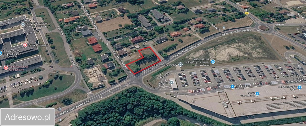 Działka inwestycyjna Chrzanów, ul. M. Skłodowskiej-Curie. Zdjęcie 4