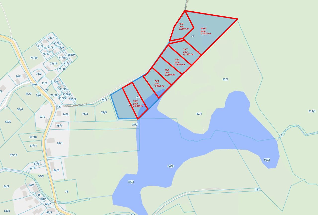 Działka budowlana Komorze. Zdjęcie 2