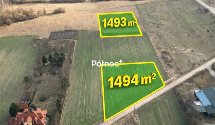 Działka budowlana Woskrzenice Małe