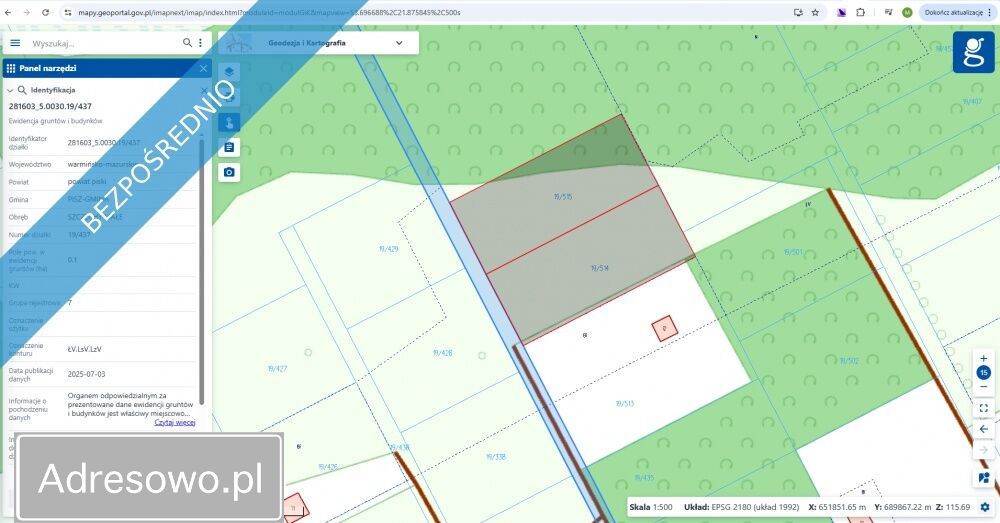 Działka rolna Szczechy Małe. Zdjęcie 5