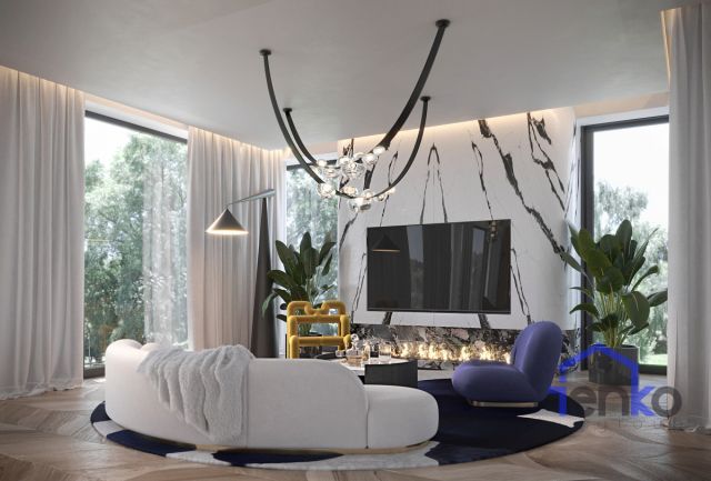 dom wolnostojący, 5 pokoi Warszawa Wilanów, ul. Księdza Prymasa Augusta Hlonda. Zdjęcie 2