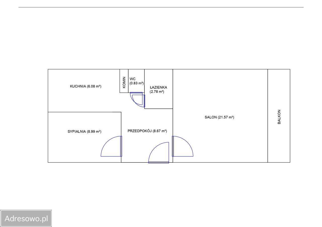 Mieszkanie 2-pokojowe Szczecin Gumieńce, ul. Konstantego Maciejewicza. Zdjęcie 20