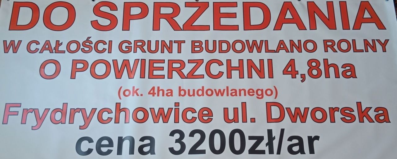 Działka rolno-budowlana Frydrychowice, ul. Dworska. Zdjęcie 2