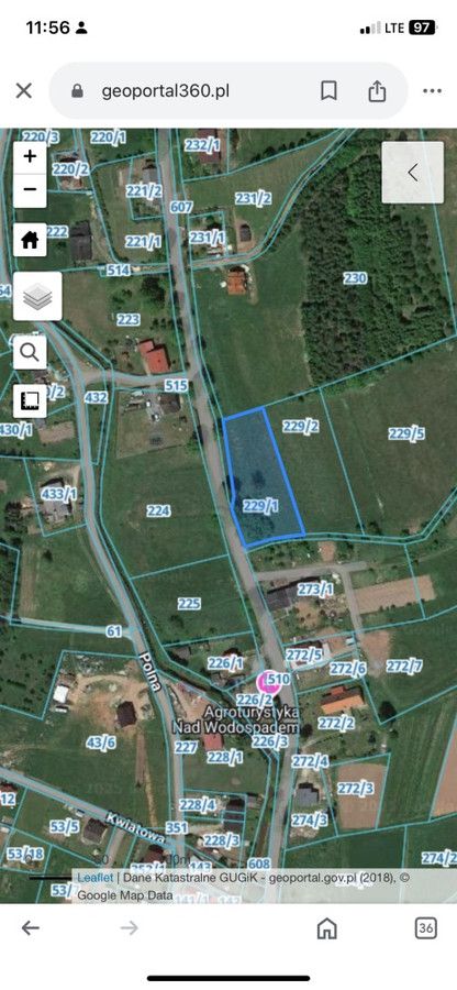 Działka budowlana Olszyny. Zdjęcie 2