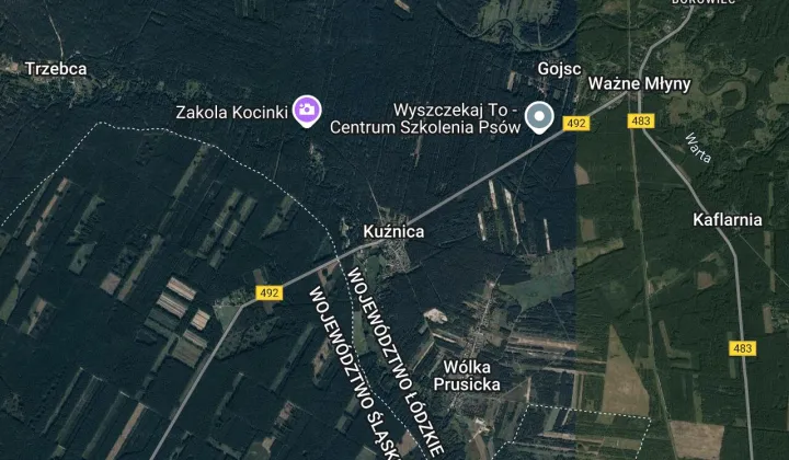 Działka rekreacyjna Kuźnica