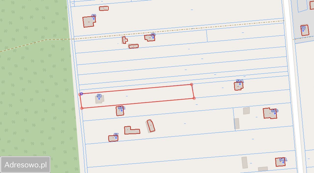 Działka budowlana Chinów. Zdjęcie 4