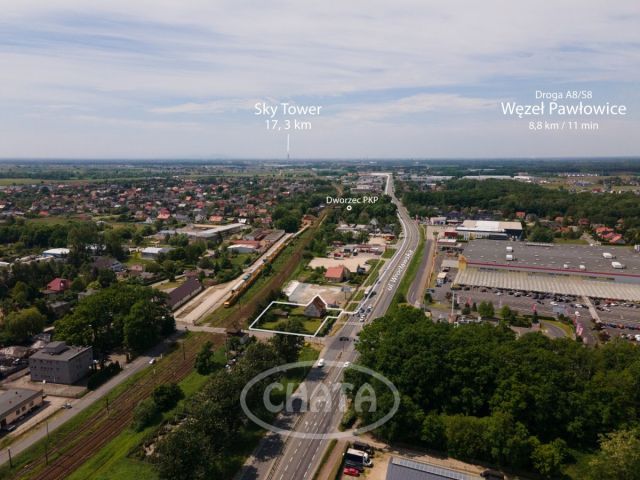 Działka inwestycyjna Długołęka, ul. Wrocławska. Zdjęcie 2