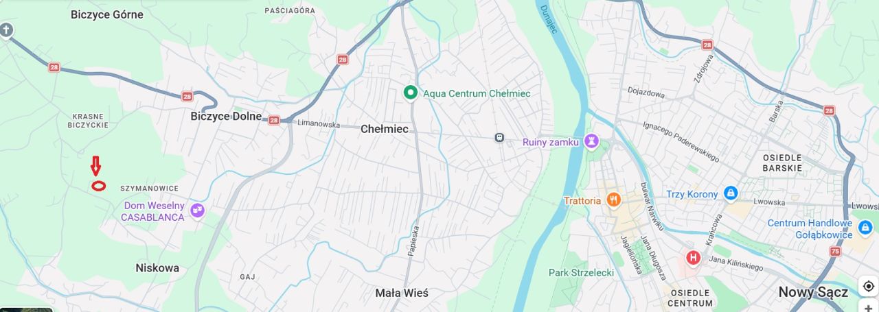 Działka budowlana Biczyce Górne Krasne Biczyckie, Biczyce Górne. Zdjęcie 5