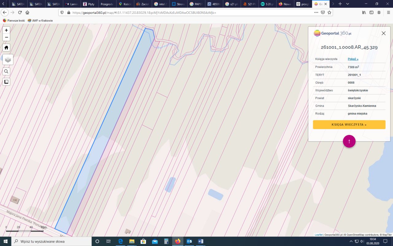 Działka rolna Skarżysko-Kamienna Bzin, ul. Ponurego. Zdjęcie 4