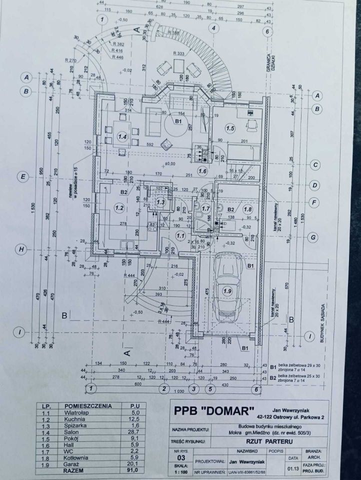 Działka budowlana Mokra. Zdjęcie 6
