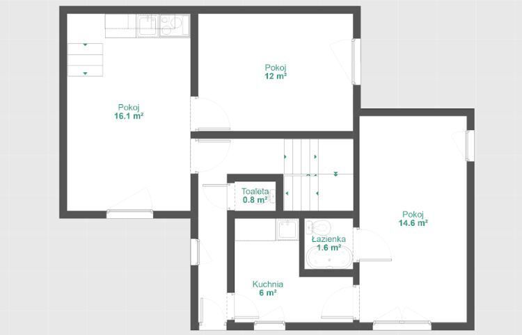dom wolnostojący, 6 pokoi Łódź, ul. Stanisława Wyspiańskiego. Zdjęcie 20