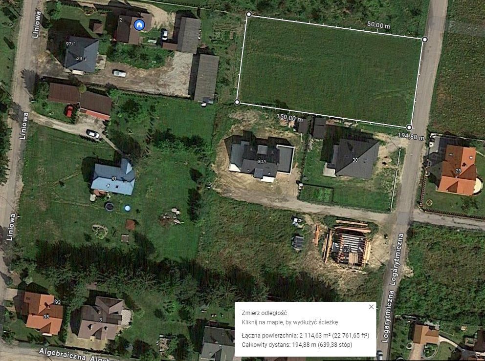 Działka rolno-budowlana Białystok Dojlidy Górne, ul. Logarytmiczna. Zdjęcie 2