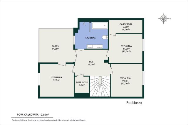 bliźniak, 4 pokoje Łomianki Buraków, ul. Łąkowa. Zdjęcie 11