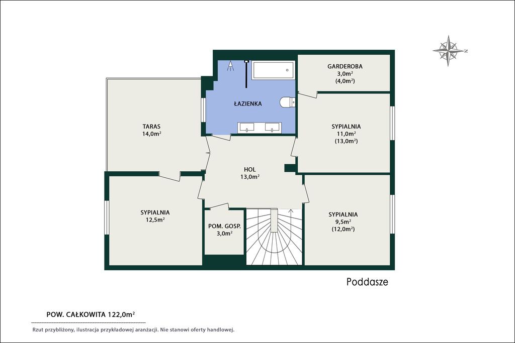 bliźniak, 4 pokoje Łomianki Buraków, ul. Łąkowa. Zdjęcie 25