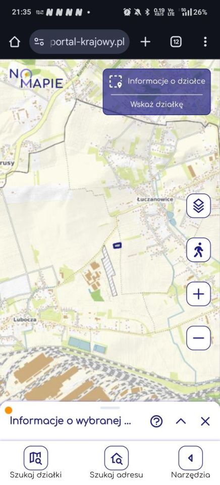 Działka rolna Kraków Lubocza, ul. Jasełkowa. Zdjęcie 4