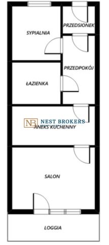 Mieszkanie 2-pokojowe Kraków Podgórze, ul. Nowosądecka. Zdjęcie 16