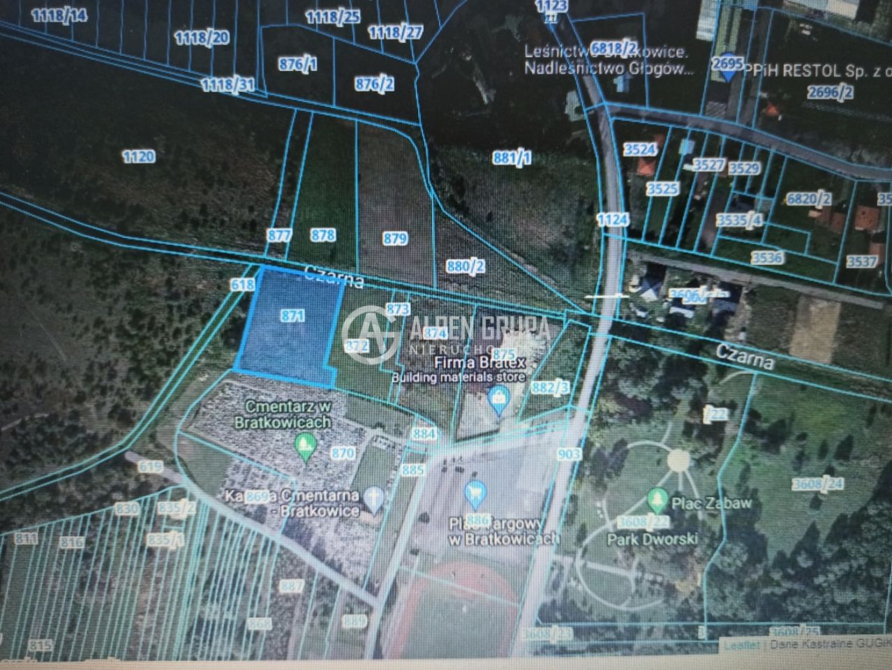 Działka inna Bratkowice