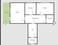 Mieszkanie 3-pokojowe Łódź Widzew, ul. Beli Bartoka. Zdjęcie 2