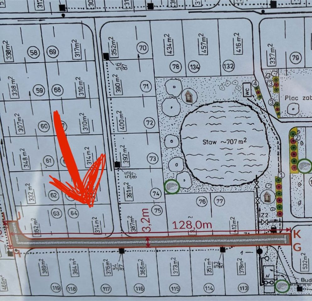 Działka rod Łask Kolumna. Zdjęcie 6