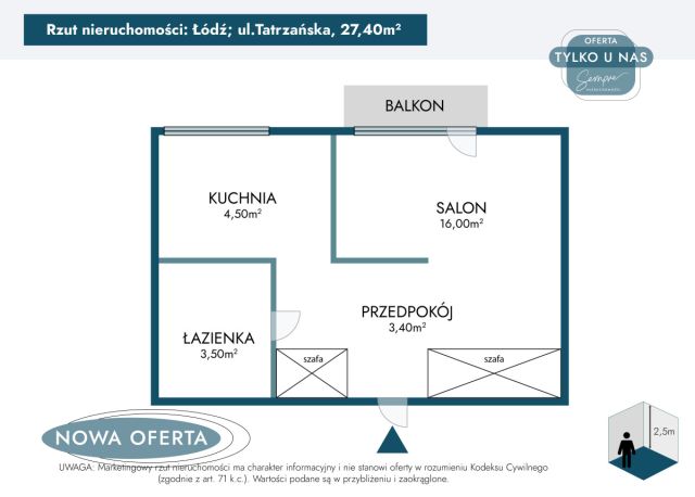 Mieszkanie 1-pokojowe Łódź Widzew, ul. Tatrzańska. Zdjęcie 6