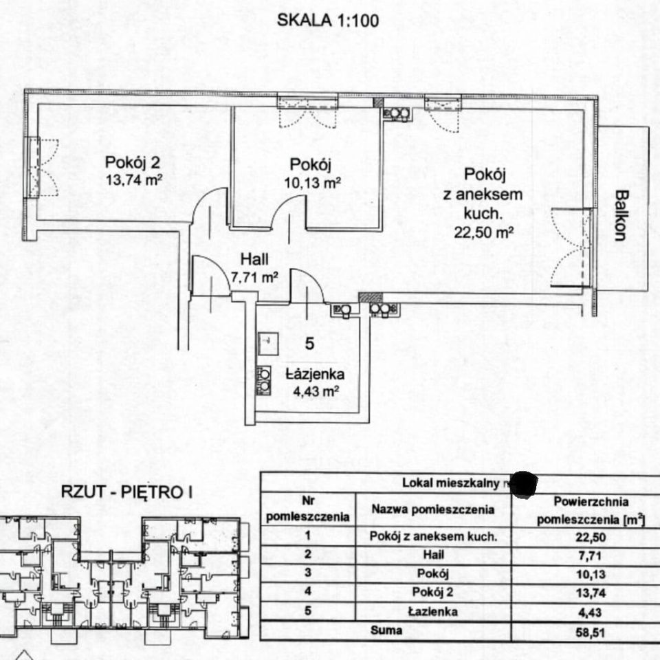 Mieszkanie 3-pokojowe Kraków Bieżanów, ul. Henryka i Karola Czeczów. Zdjęcie 28