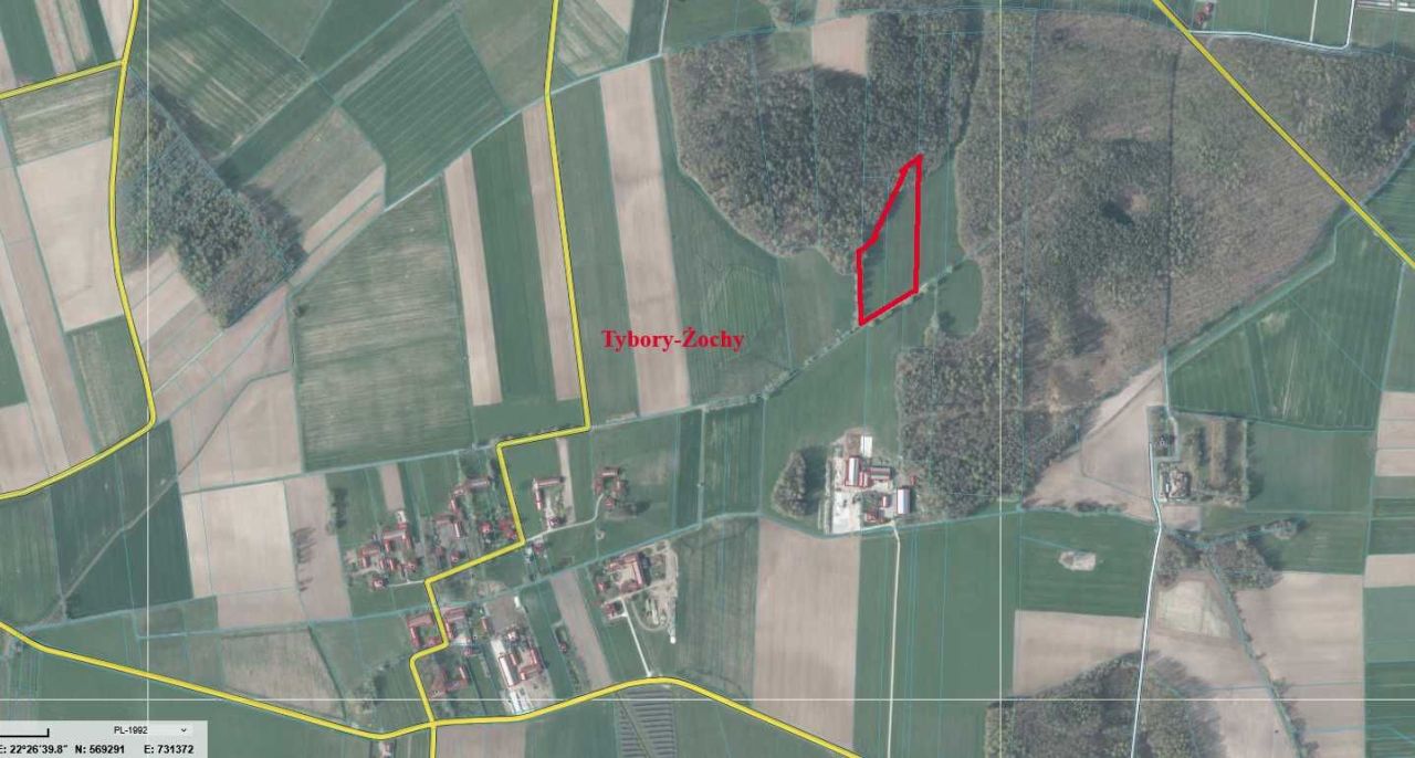 Działka rolna Tybory-Żochy. Zdjęcie 2