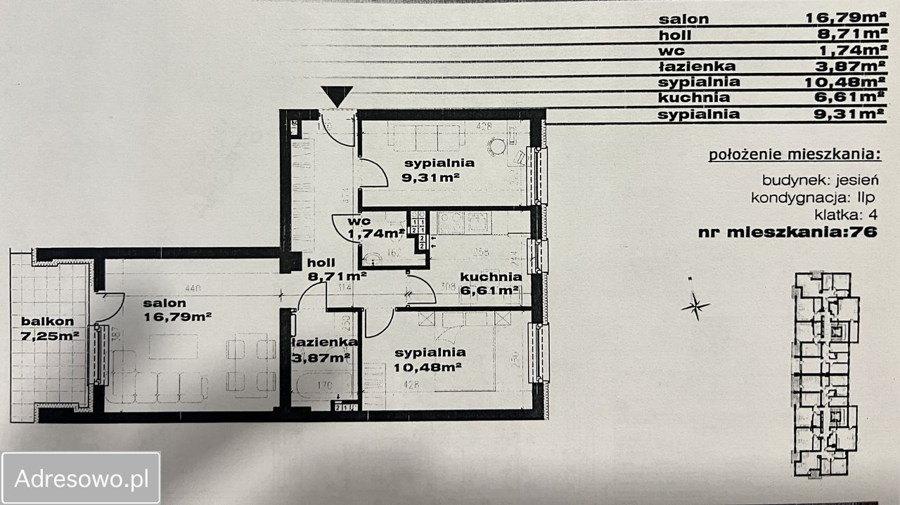 Mieszkanie 3-pokojowe Radom, ul. Warsztatowa. Zdjęcie 19
