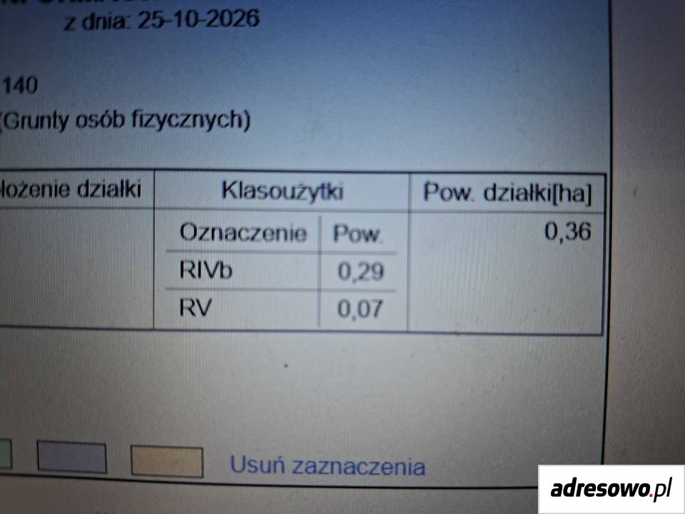 Działka rolna Grabówie. Zdjęcie 5