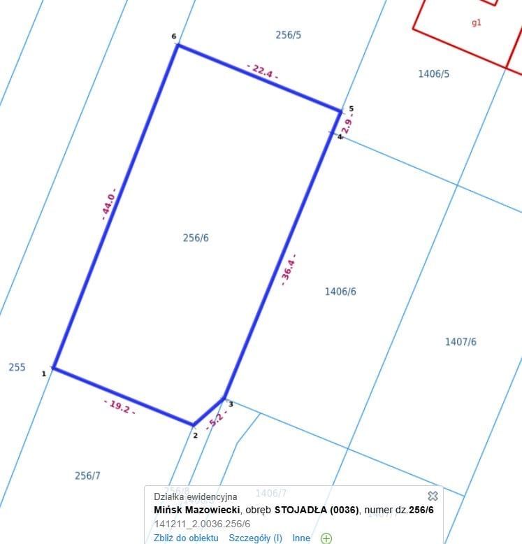 Działka rolno-budowlana Stojadła, ul. Spokojna. Zdjęcie 3