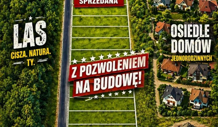 Działka budowlana Orchówek, ul. Miła